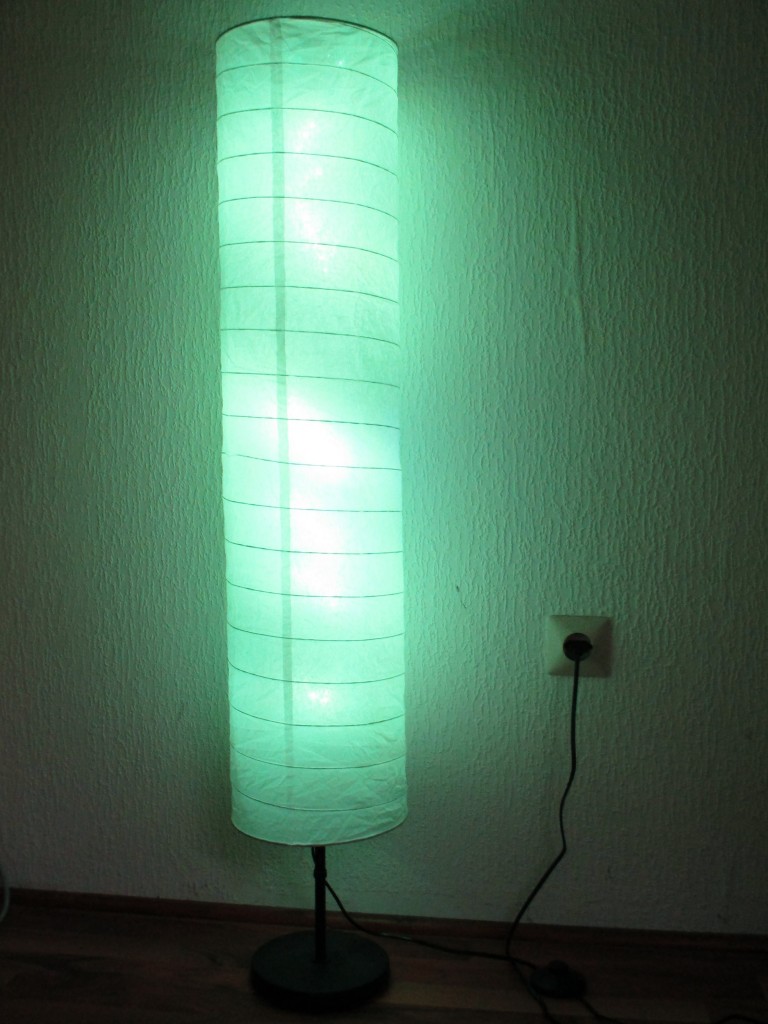 Die Lampe im Einsatz