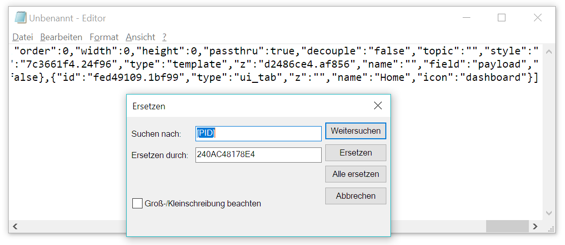 So können Sie den Flow schnell auf Ihre persönliche ID anpassen