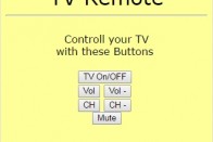Die TV-Remote Webseite